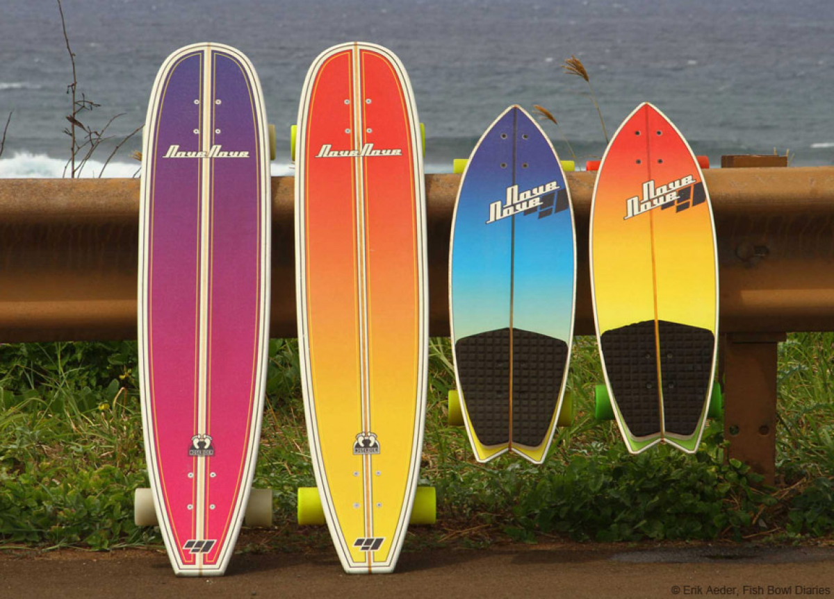 Rollbretter von NoveNove - Surf Skate Long- & Shortboard