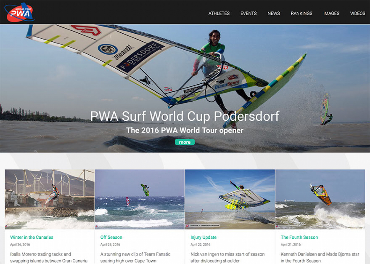 Neue Website - PWA World Tour