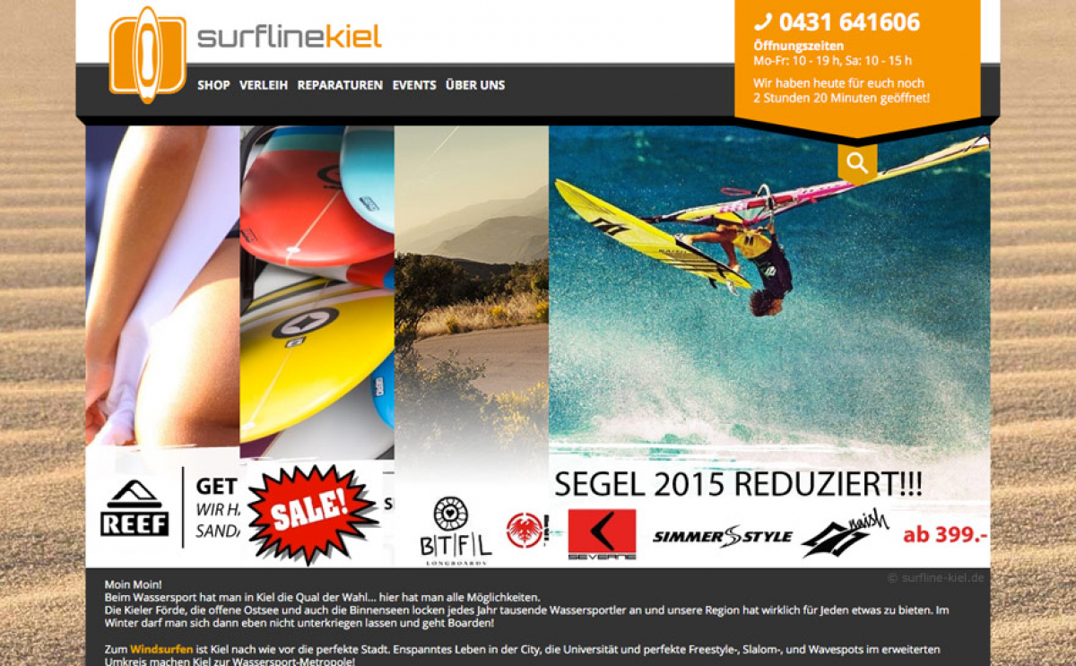 Surfline Kiel - Shop + Service