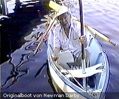 Newman Darby im Boot