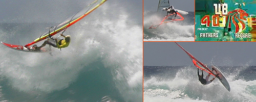 Windsurf Action auf Oahu