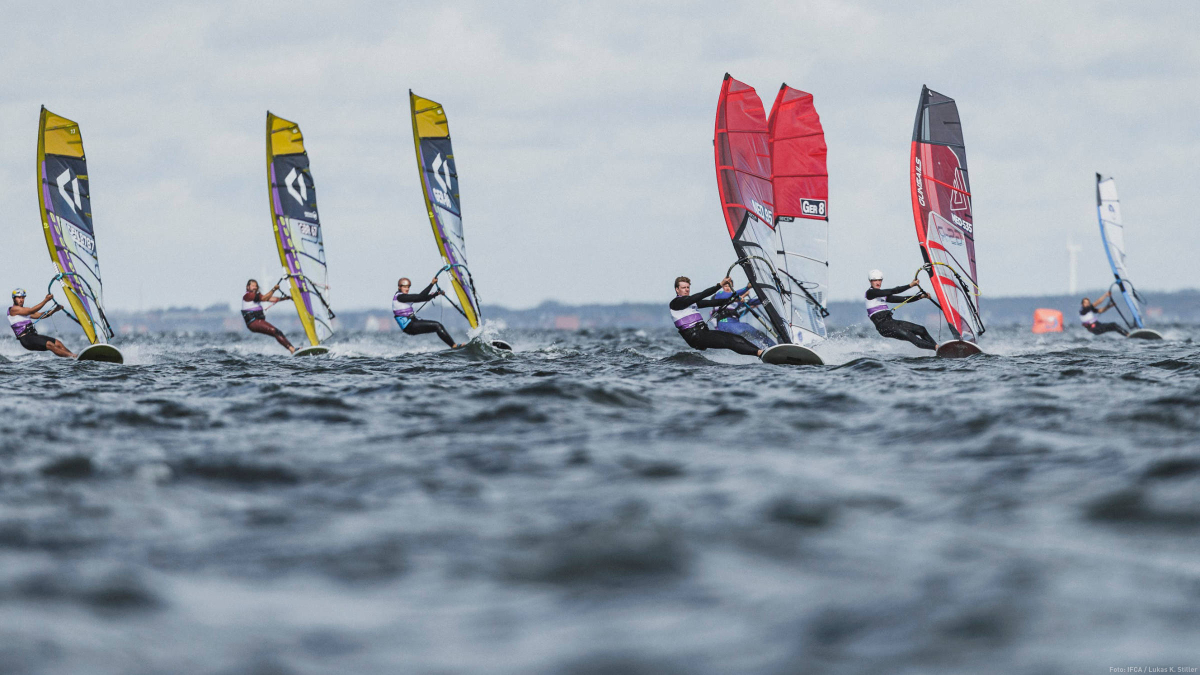 Fin Slalom Races auf dem Ringkøbing Fjord
