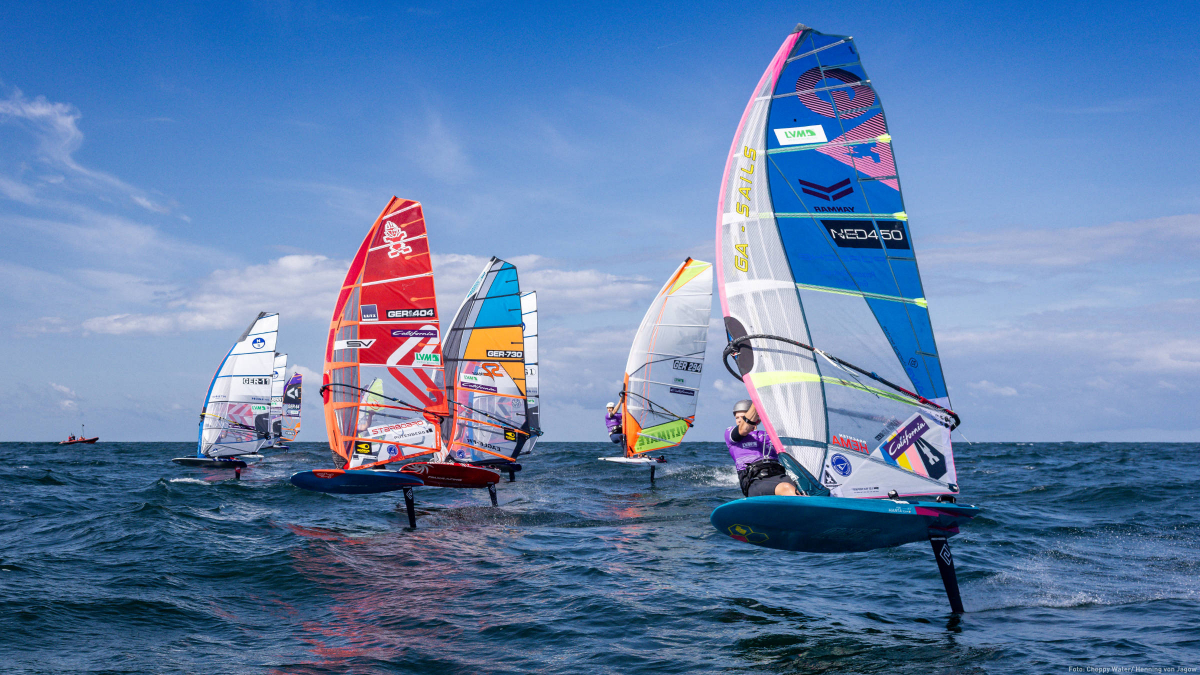 Windsurf-Foil-Racing vor Sylt