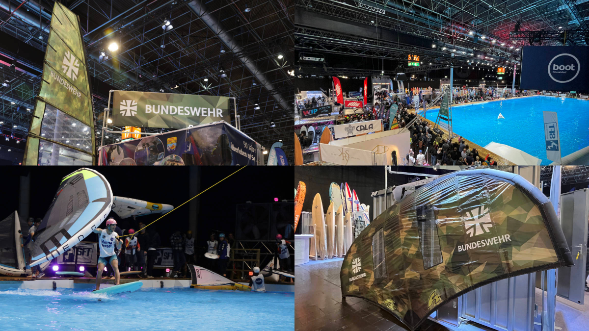 Neuheiten aus dem Foil- und Windsurfbereich auf der boot Messe 2026 in Düsseldorf