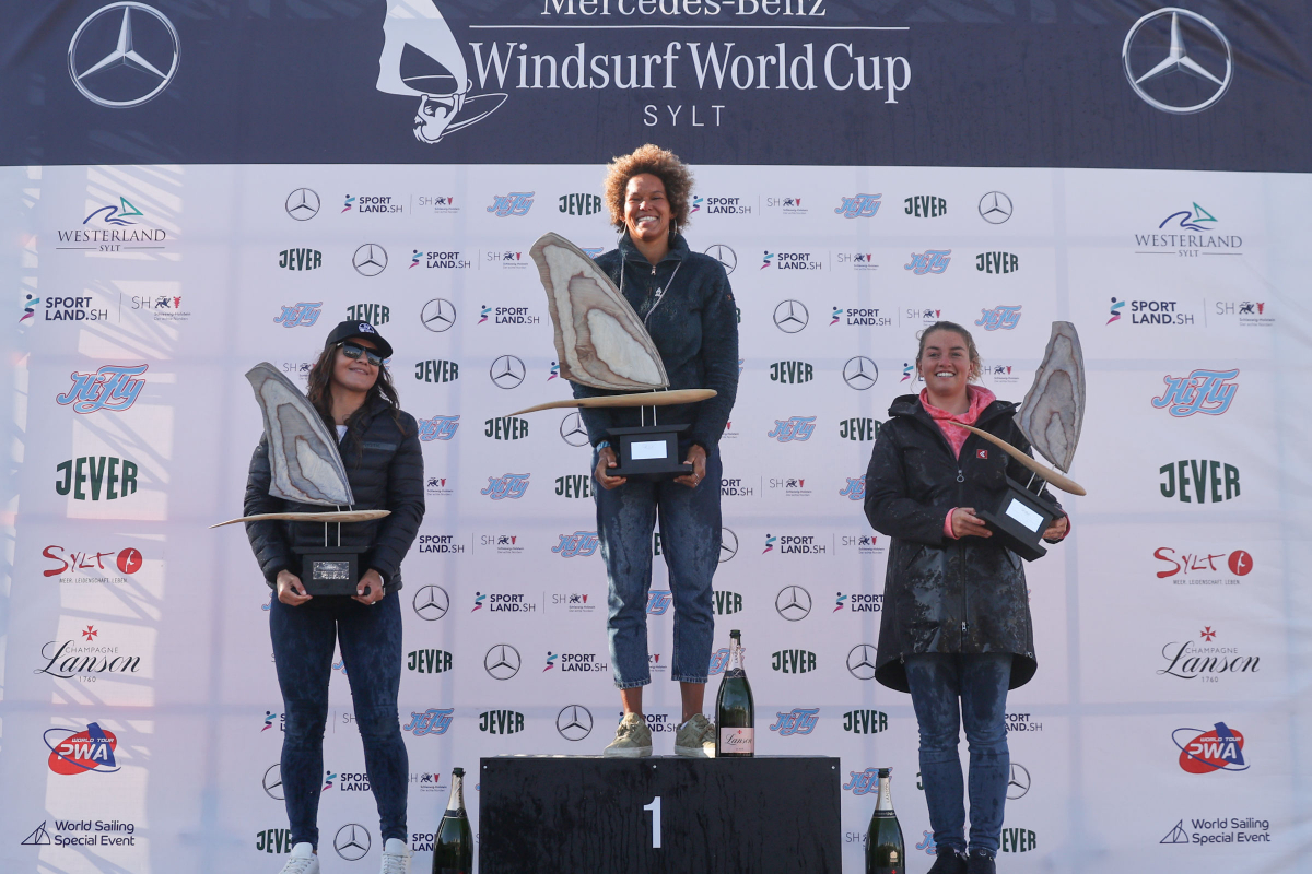 PWA Windsurf World Cup Sylt - Justyna Sniady, Sarah-Quita Offringa, Lina Erpenstein