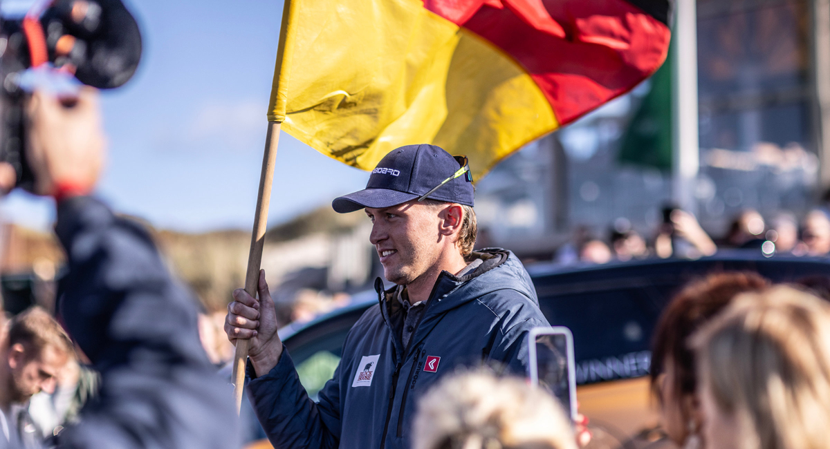 Fabian Wolf: Zweiter im Foil-Slalom