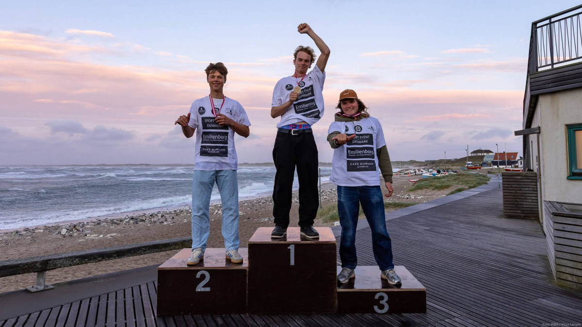 Podium der U21 Boys