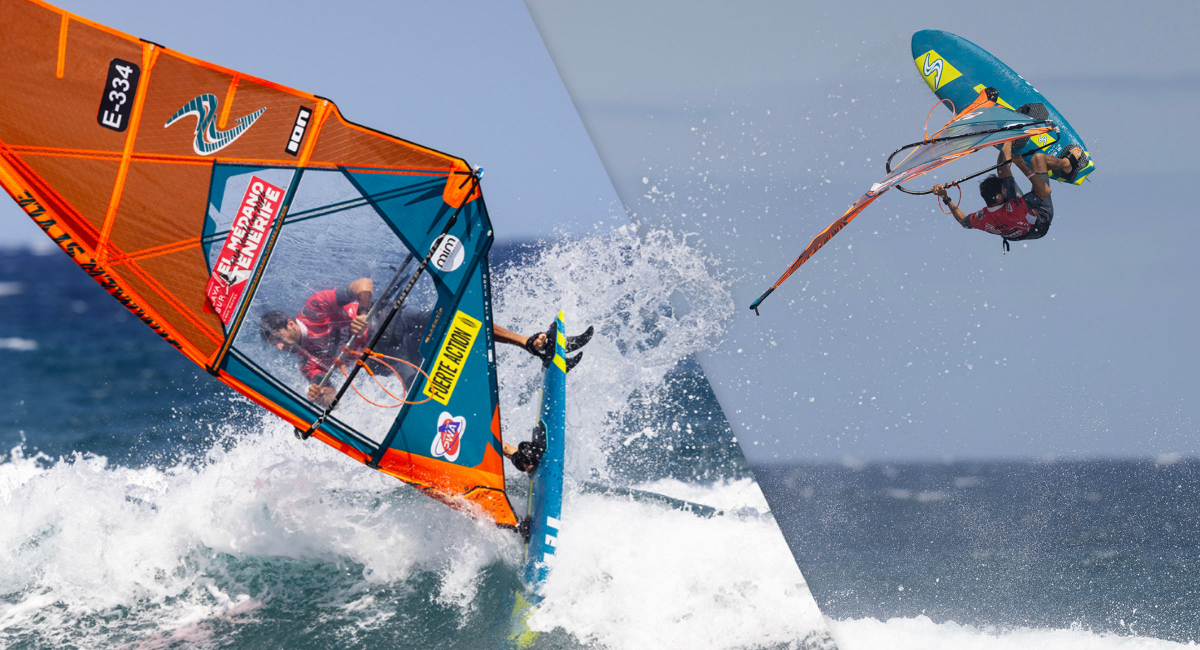 Marc Paré gewinnt beim PWA Windsurf World Cup auf Teneriffa (Cabezo) die Single Elimination der Männer.