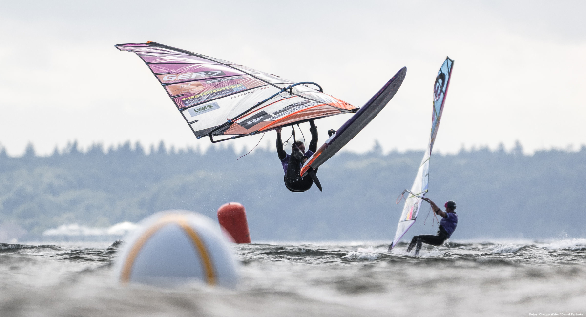 Der World-Cup-Profi Nico Prien gab ein Gastspiel beim Windsurf Cup.