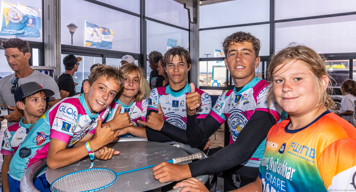 Spaß beim World Cup. Die Youngster bekommen auf Gran Canaria die große Bühne.