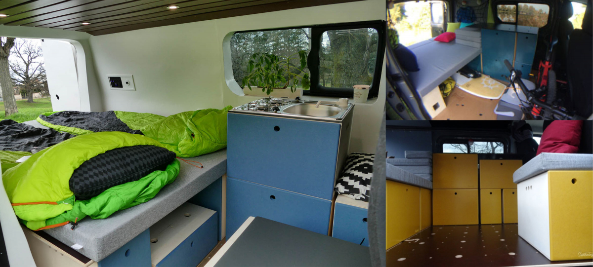 Combeing Möbelbausatz für Campervans, Kastenwagen und Womo