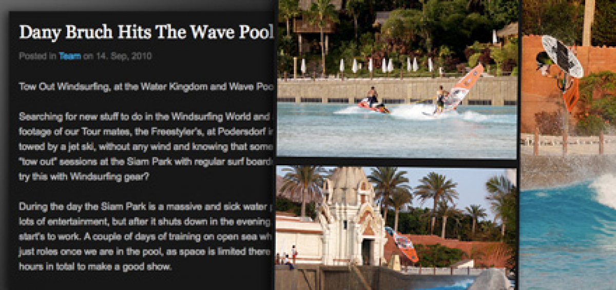Wave Pool - Dany Bruch hebt ab