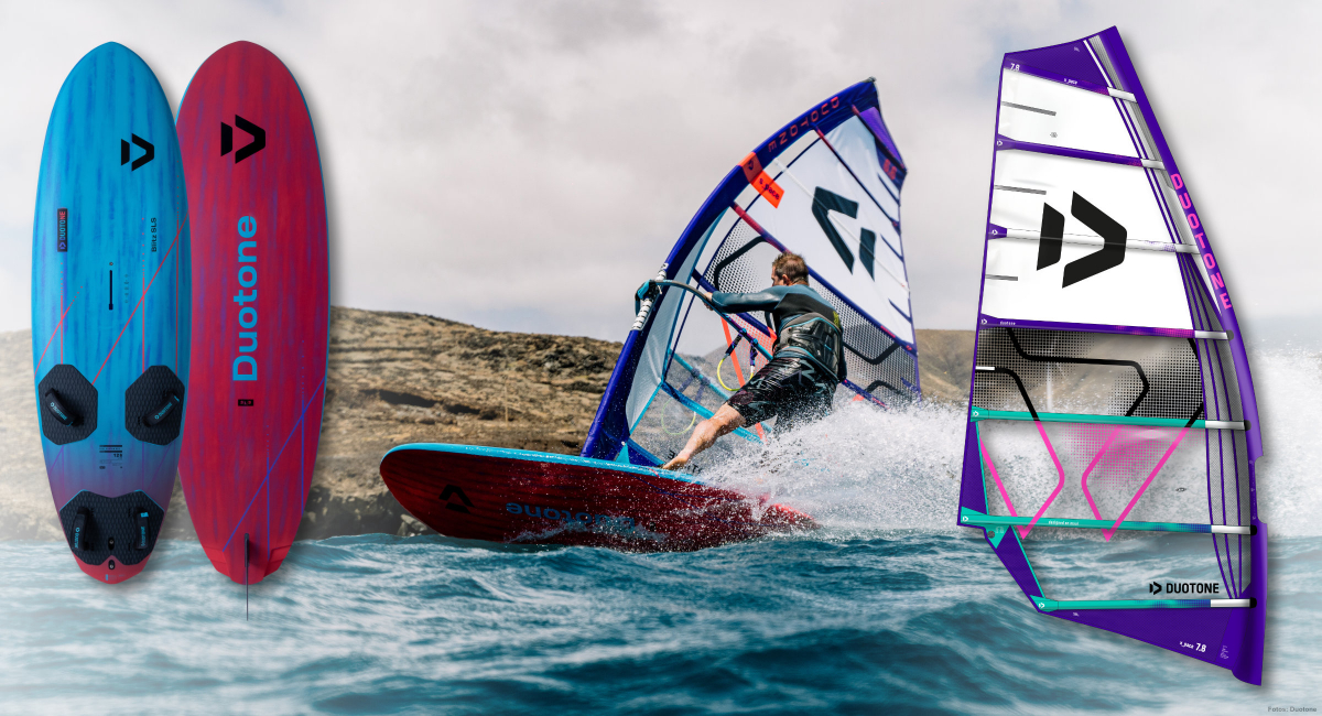 Duotone Blitz und X_Pace