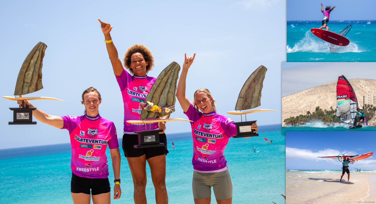 Türkisfarbenes Meer, viel Wind, weißer Sandstrand – der World Cup auf Fuerteventura ist ein Highlight im Kalender der PWA