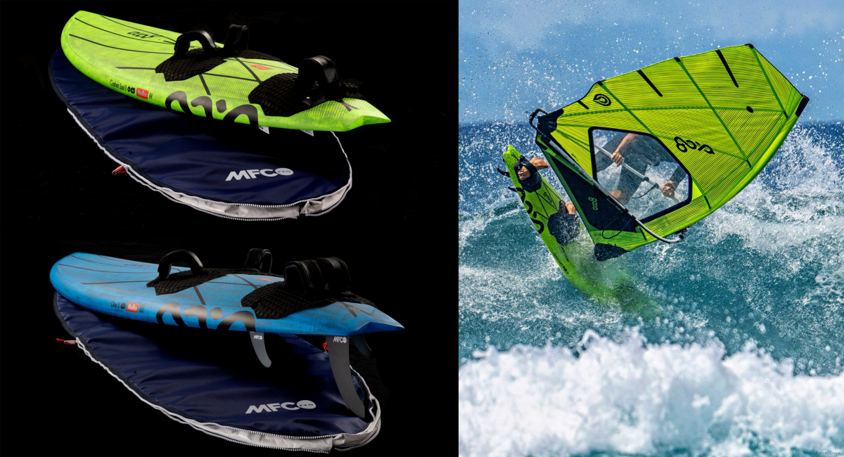Die Varianten Quad 9 Pro Carbon Haiku Package und One Pro Carbon Haiku Package werden mit einem Boardbag geliefert und sind leichter als die Pro-Carbon-Varianten. Den Haiku-Varianten fehlt das große Goya-Logo im Bugbereich.
