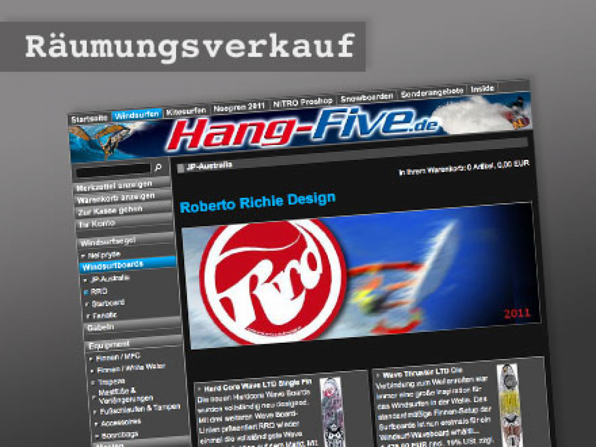 Räumungsverkauf - Hang Five