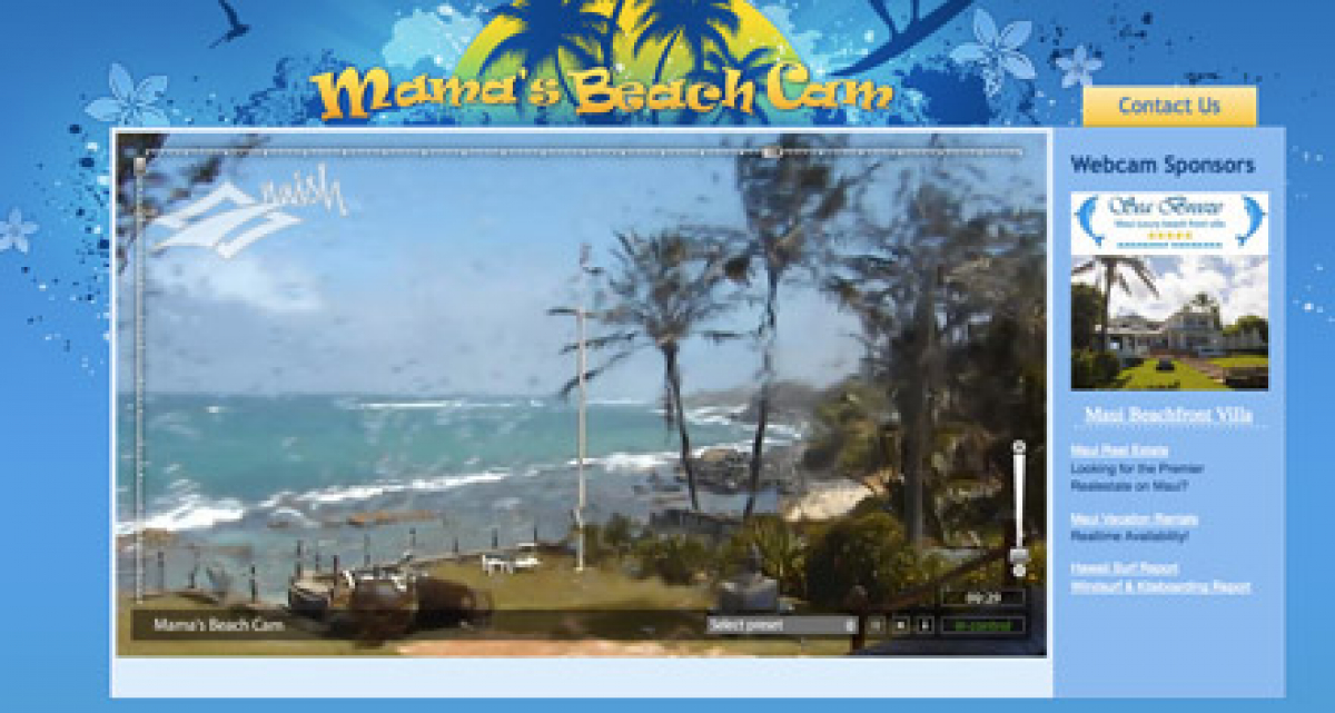 Ho'okipa Webcam - Mama's Beachcam