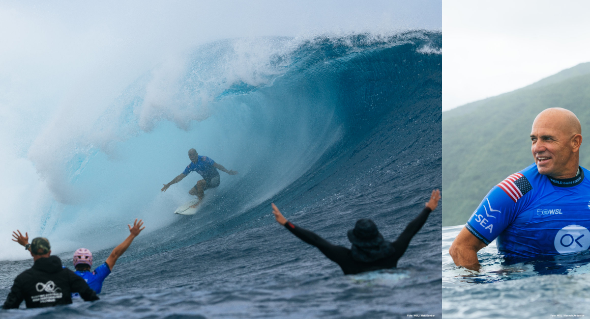 Kelly Slater hat auch mit 54 nichts von seinem Siegeswillen verloren.