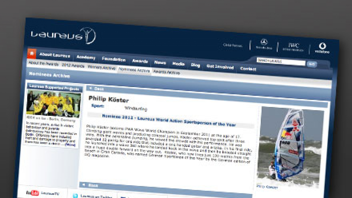 Philip Köster - Laureus Award