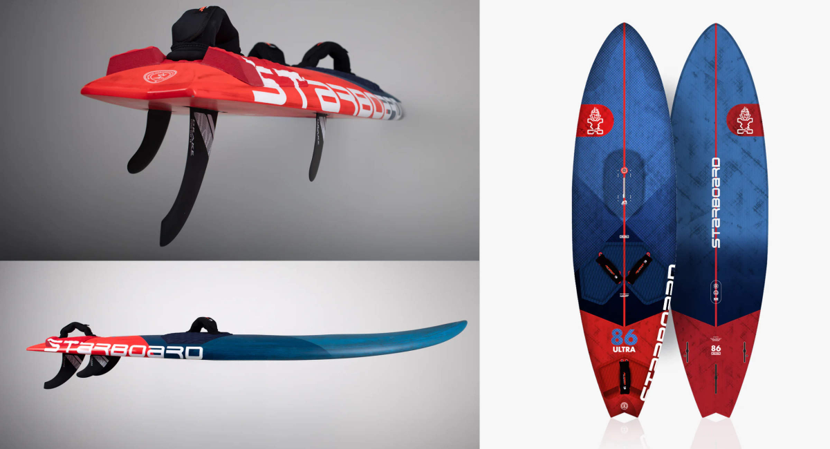 Starboard Ultra 2026: 82er and 86er mit neuem Shape. Alle anderen Größen werden mit den gewohnten Shapes zunächst weiter gebaut. Zwei weitere Größen werden mit dem Modellwechsel 2027 geändert.