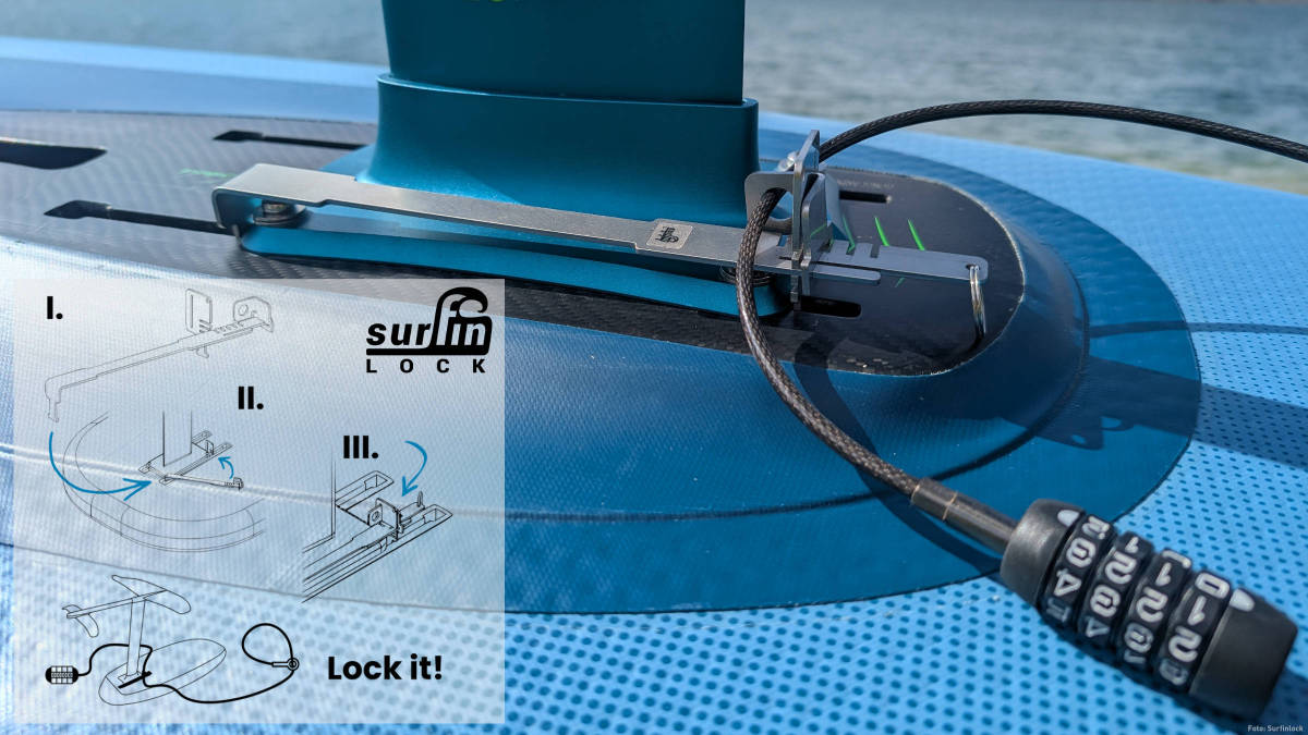 Surfinlock für Foilboards und Foils