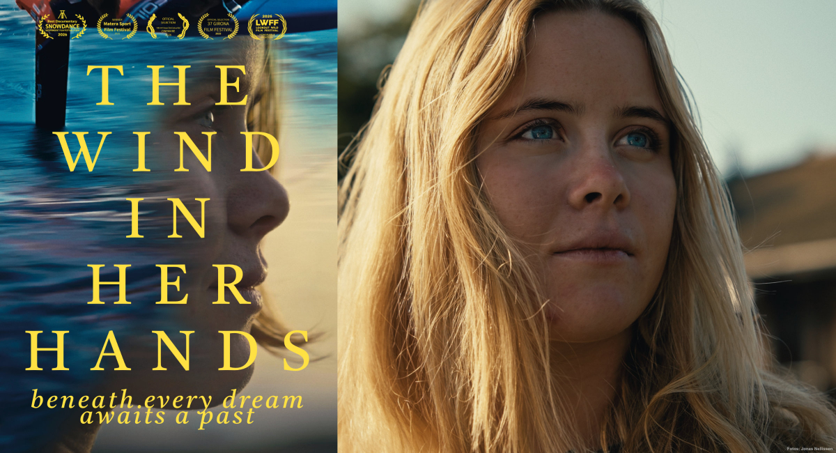 The wind in her hands