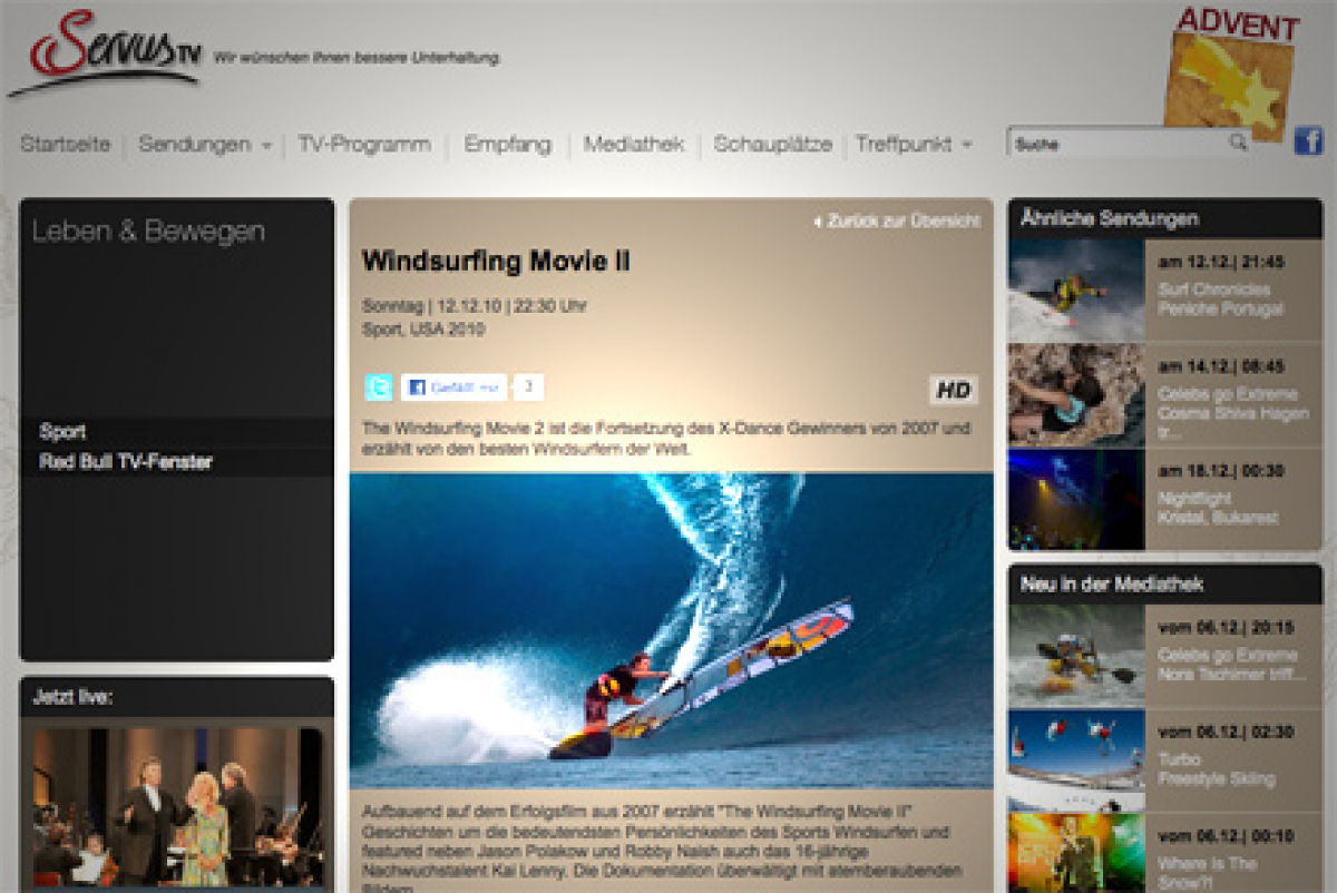 TV-Tipp - Windsurfing Movie I + II