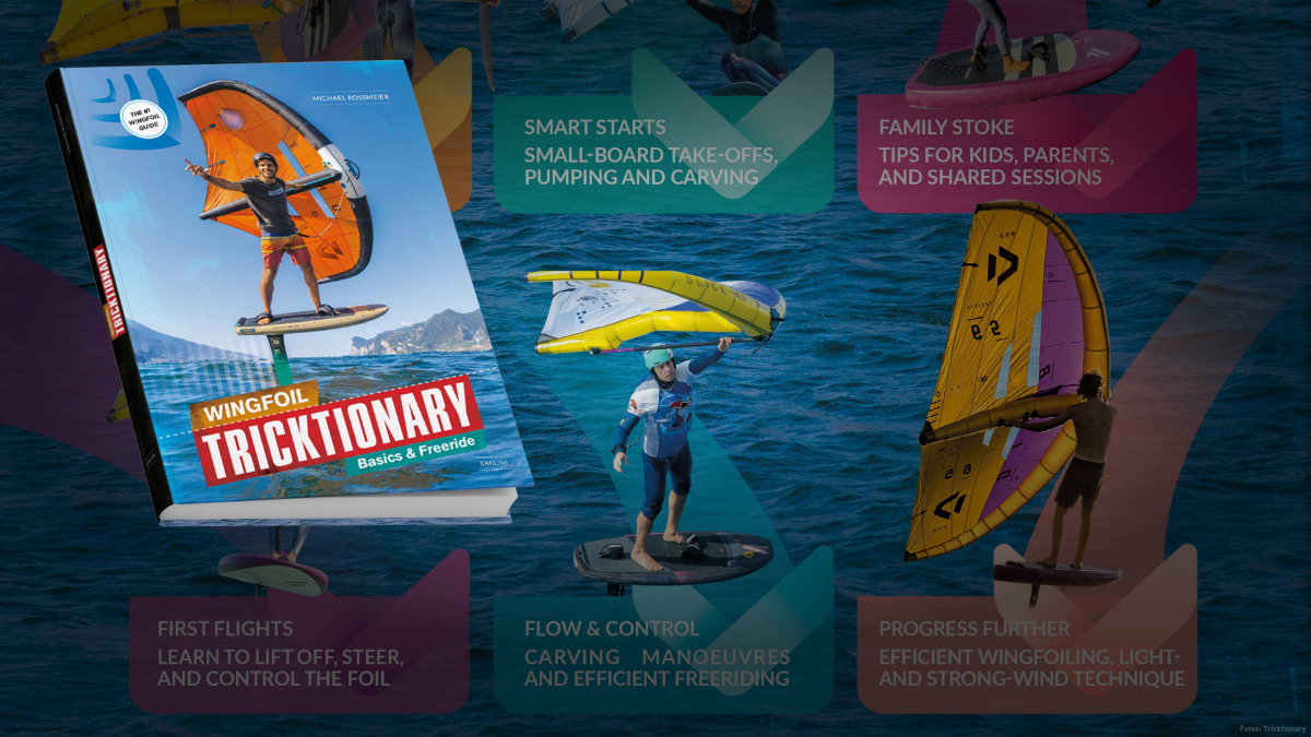 Wingfoil Tricktionary 1 - Fahrtechnik Buch mit 352 Seiten