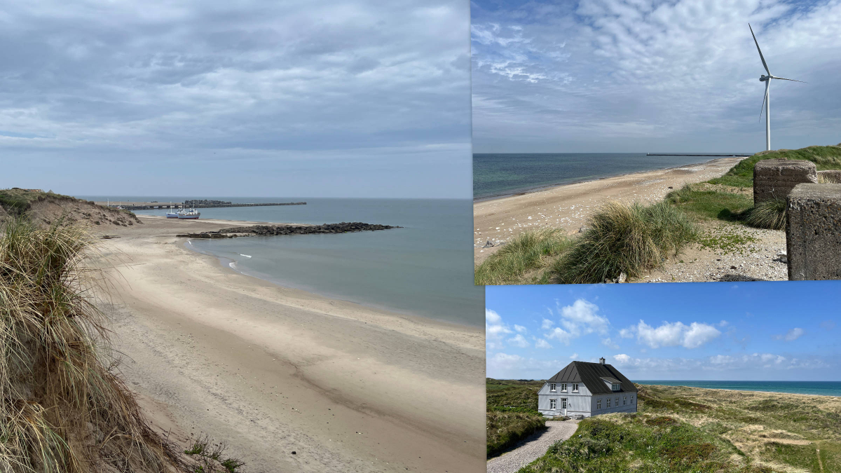 Kaum Wind und keine Wellen in Nørre Vorupør und Hanstholm