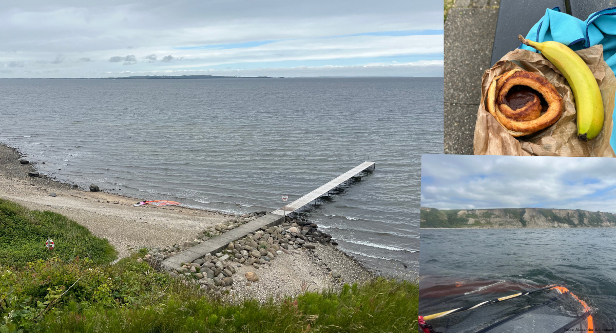 Küste bei Ertebølle mit Blick auf Fur, Steilküste bei Naesby