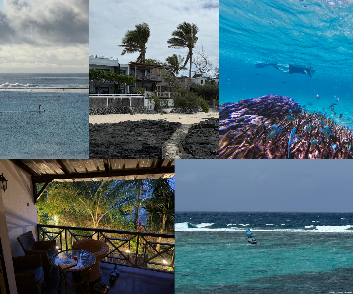 Die Guesthouses rund um Blue Bay sind klein. Achtung bei Unterkünften, die auf der Landseite der Küstenstraße zwischen Blue Bay und Mahébourg liegen. Nicht überall ist ein direkter Strandzugang gegeben.