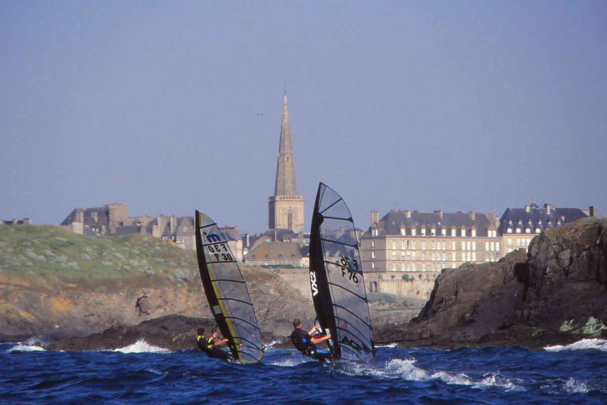 Windsurfen vor St. Malo