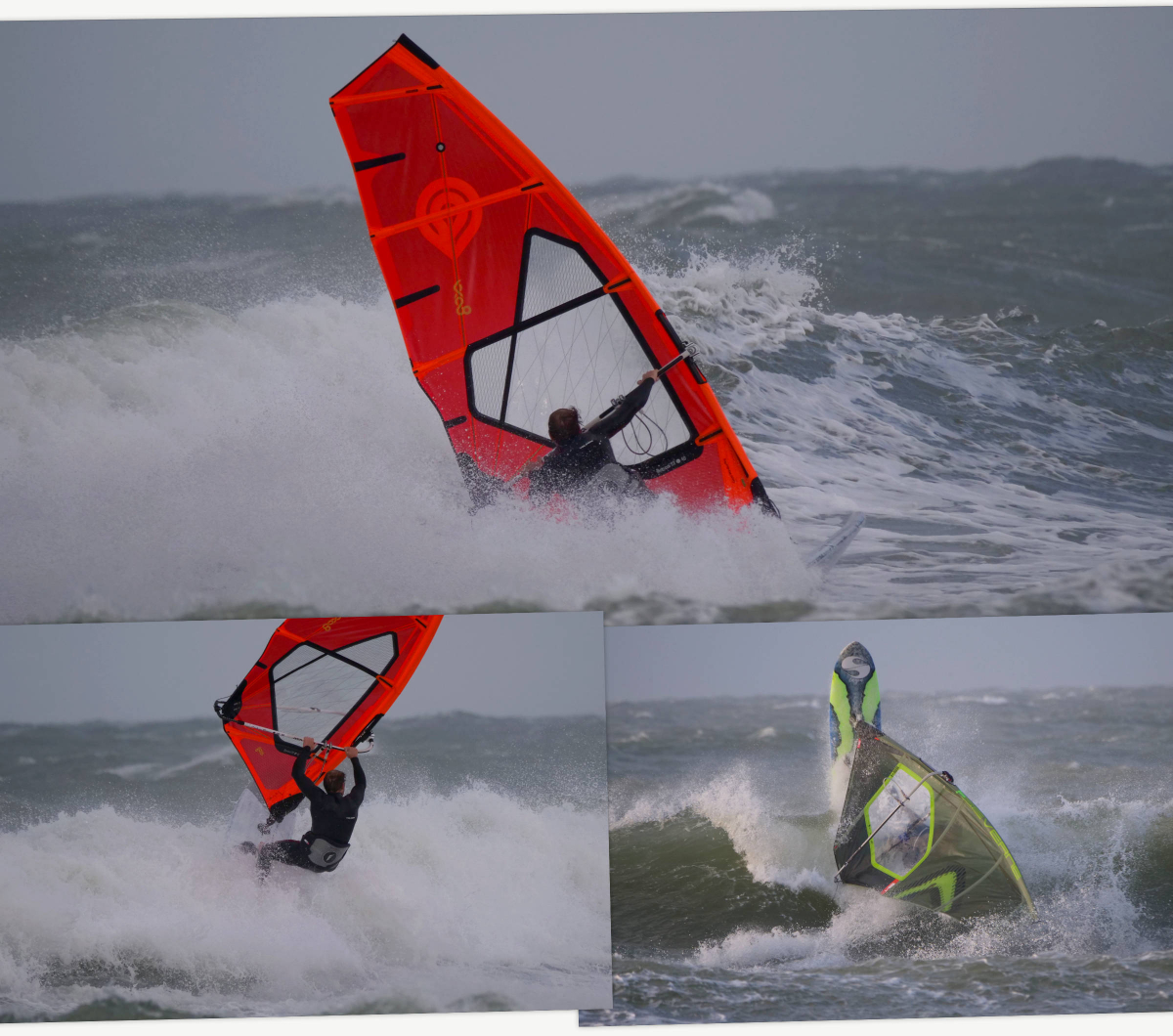Windsurfen an der Hanstholmer Fischmehlfabrik