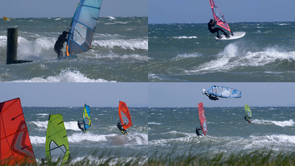 Windsurf-Action in Kellenhusen