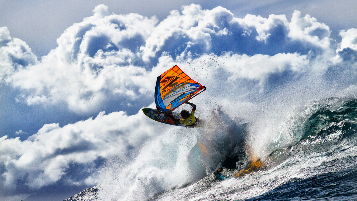 Alex Mussolini beim PWA World Cup 2013 auf Maui